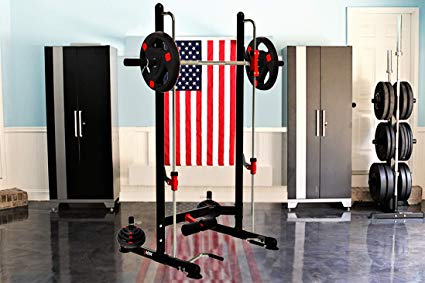 MiM USA Compact Smith Machine and Squat Rack