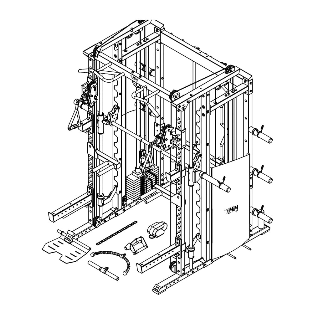 Hercules Pro All-In-One Home Gym